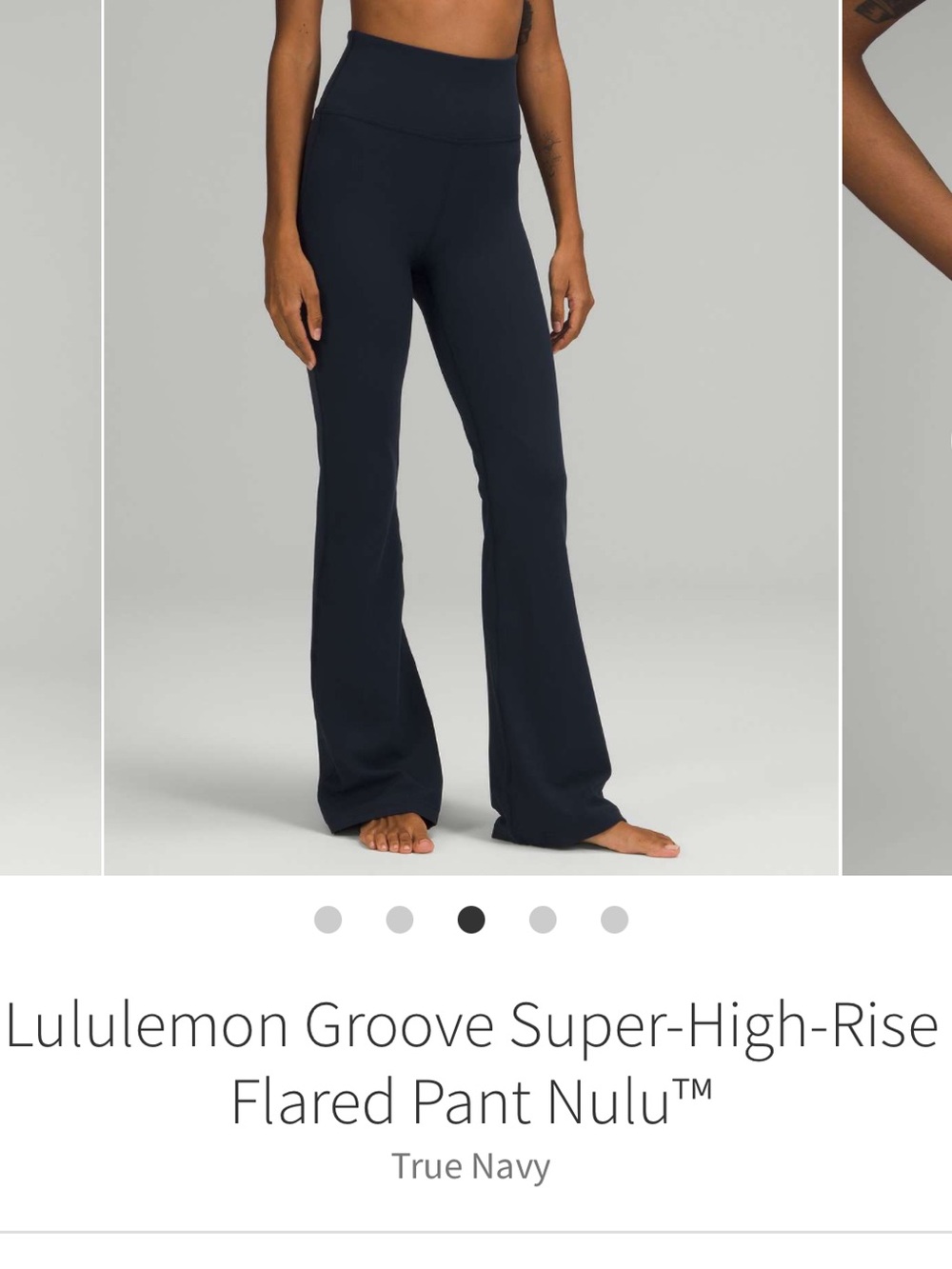 lululemon Super-High-Rise Flare Pant — True Navy - Size 6
